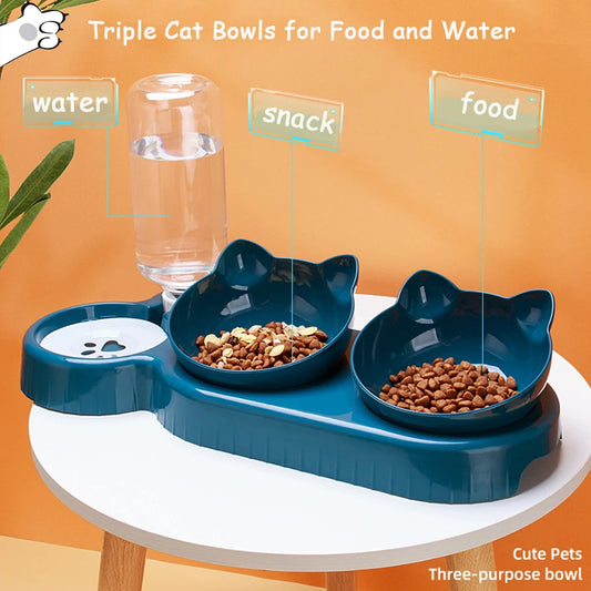 Cozy Cat & Dog Feeder Station